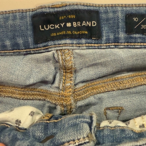 Lucky Brand Women‎ Jeans Mid Rise Stretch Ava Skinny Jeans Blue Wash Size 10/30 - Picture 4 of 10